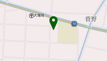 大刀洗町 憩いの園大堰交流センターの地図画像