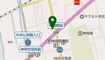 サレーヌフェイシャルサロン神埼店の地図画像