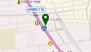 ロイヤルスタジオ浜線店の地図画像