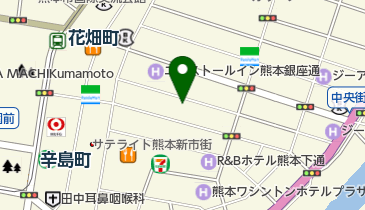 エステサロンこっとっと下通店の地図画像
