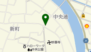 菓子禅高田屋の地図画像