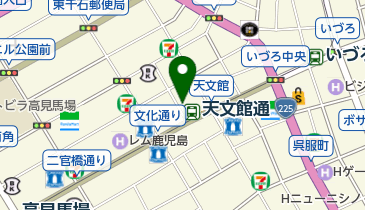 天文館ビジョンホールの地図画像