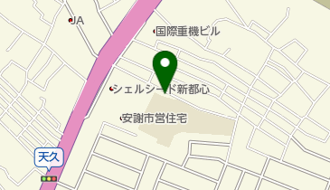 あすなろそろばん教室安謝教室の地図画像