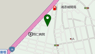 照屋家庭はんだんの地図画像