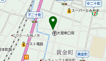 トレーニングスタジオアクティブの地図画像