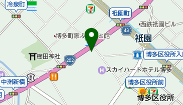 調剤薬局そよかぜ博多本店の地図画像