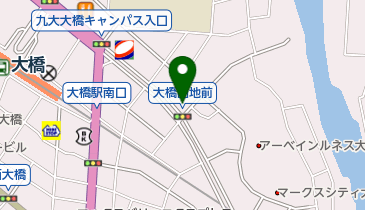 洗光舎大橋団地前店の地図画像