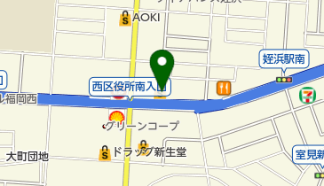 ライフ姪浜店の地図画像