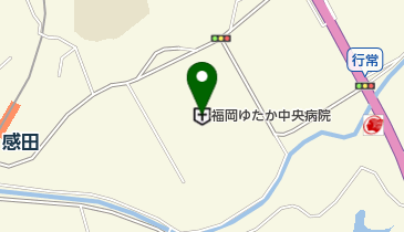 福岡ゆたか中央病院放射線部の地図画像