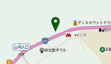 アラジン飯塚店の地図画像