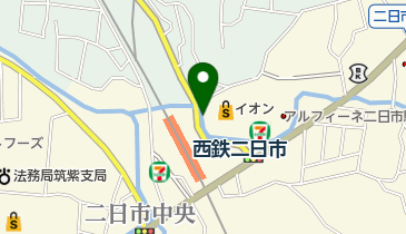 オープンハート二日市店の地図画像