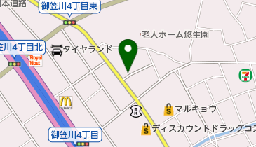 バイクガレージMY-HEART-CLUBの地図画像