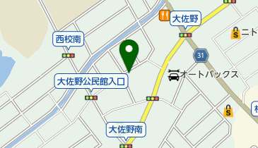 大田書道教室の地図画像