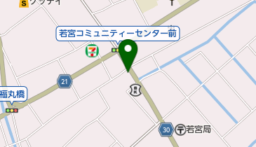 ヘアーサロンJINの地図画像