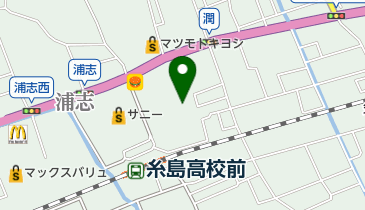 ビードロップスイミングクラブの地図画像