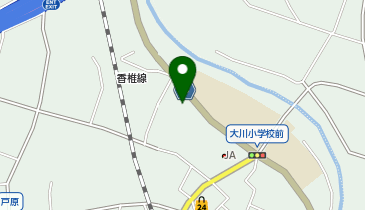 大川星の子クラブの地図画像