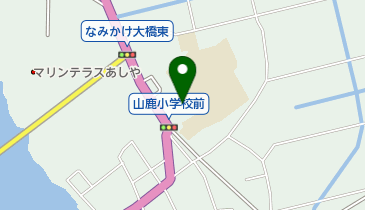 山鹿小学童クラブの地図画像