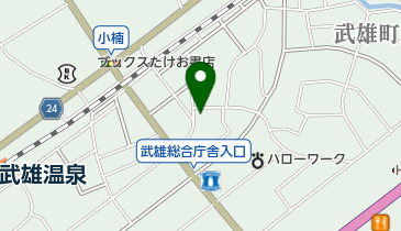 小楠公民館の地図画像