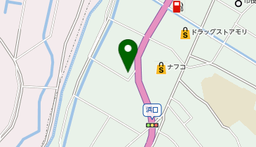 美容室笑夢の地図画像