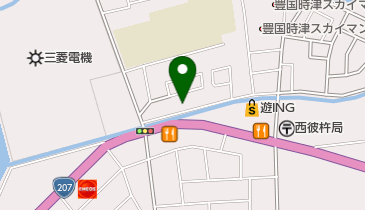 美容室Frankの地図画像