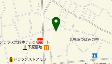 カリタスの園乳児院つぼみの寮の地図画像