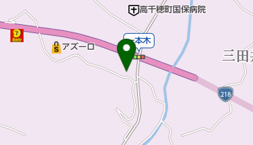 宮崎県立高千穂高等学校 生徒寮の地図画像