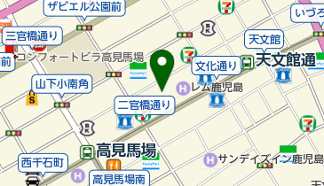 ヤングハローワークかごしまの地図画像