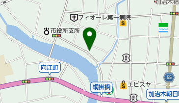 西コンタクトレンズの地図画像