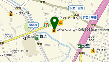 野の葡萄沖縄CARGOES店の地図画像