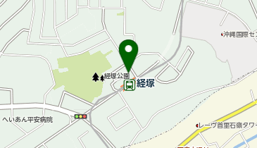 琉球指功整体かっぱの手の地図画像