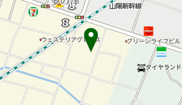 タイヤ屋雷蔵の地図画像