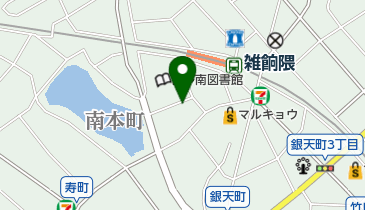 つきほし製パン所の地図画像