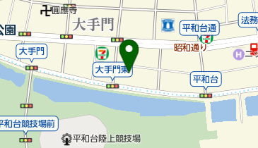 大手門薬局の地図画像