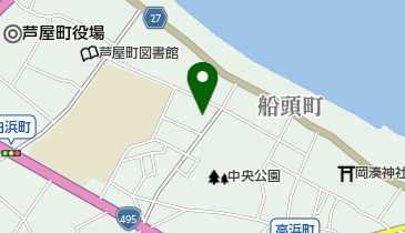 芦屋町役場 芦屋町町民会館の地図画像