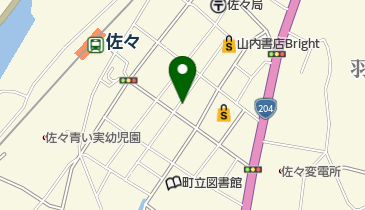 佐々中央整骨院の地図画像