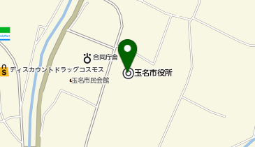 玉名市役所の地図画像