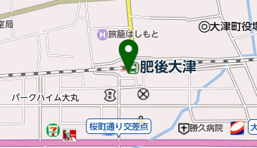 大津町ビジターセンターの地図画像