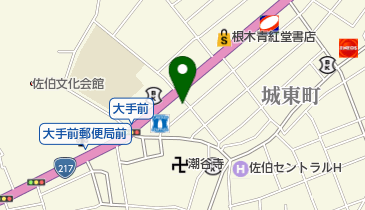 佐伯福祉学院の地図画像