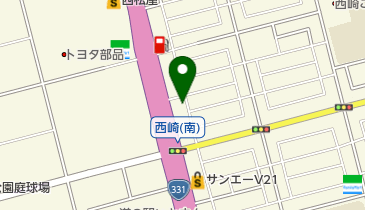 ゆい西崎薬局の地図画像