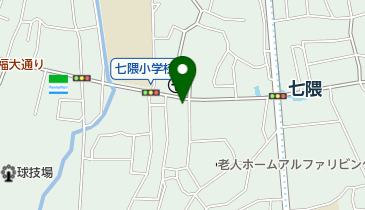 Lusso七隈店の地図画像