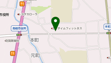 ピザポケット鳥栖店の地図画像