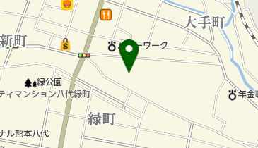 ユウベル株式会社八代店の地図画像