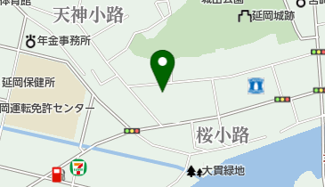 延岡拘置支所の地図画像