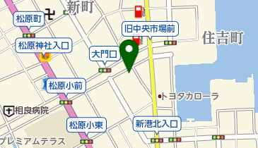 鬼塚自動車の地図画像