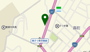 宮之城コンタクトレンズの地図画像