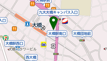 平尾レコード店の地図画像