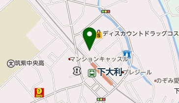 アージュ・ヘアメイク下大利店の地図画像