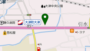 早稲田スクール大津校の地図画像