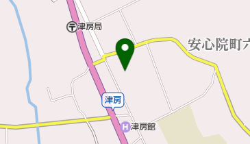 宇佐市 津房地区公民館の地図画像