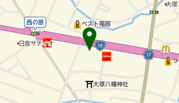 おーつかぷらざの地図画像